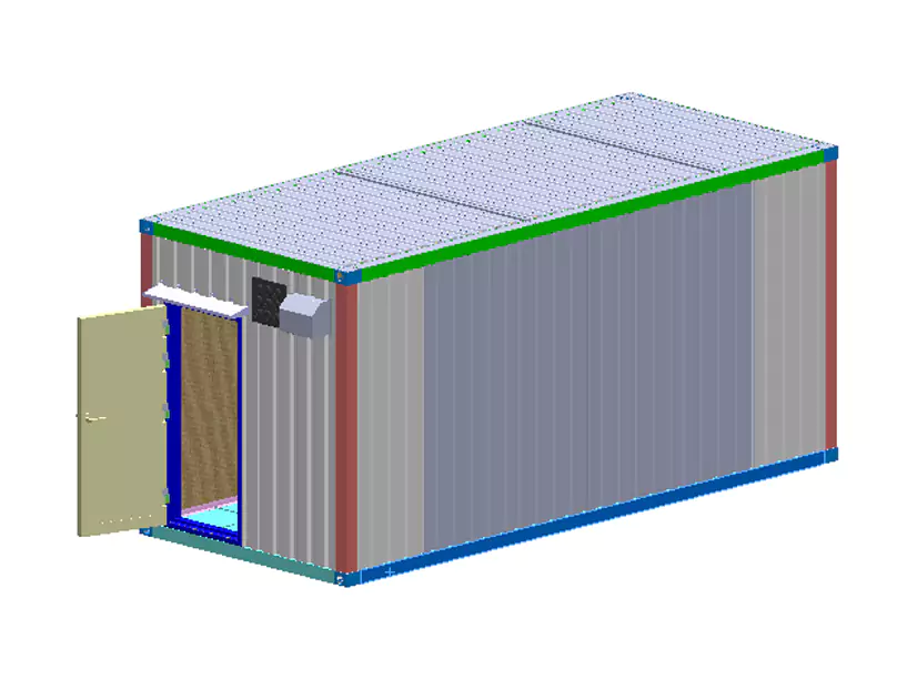 Hybrid renewable energy as power supply for shelter