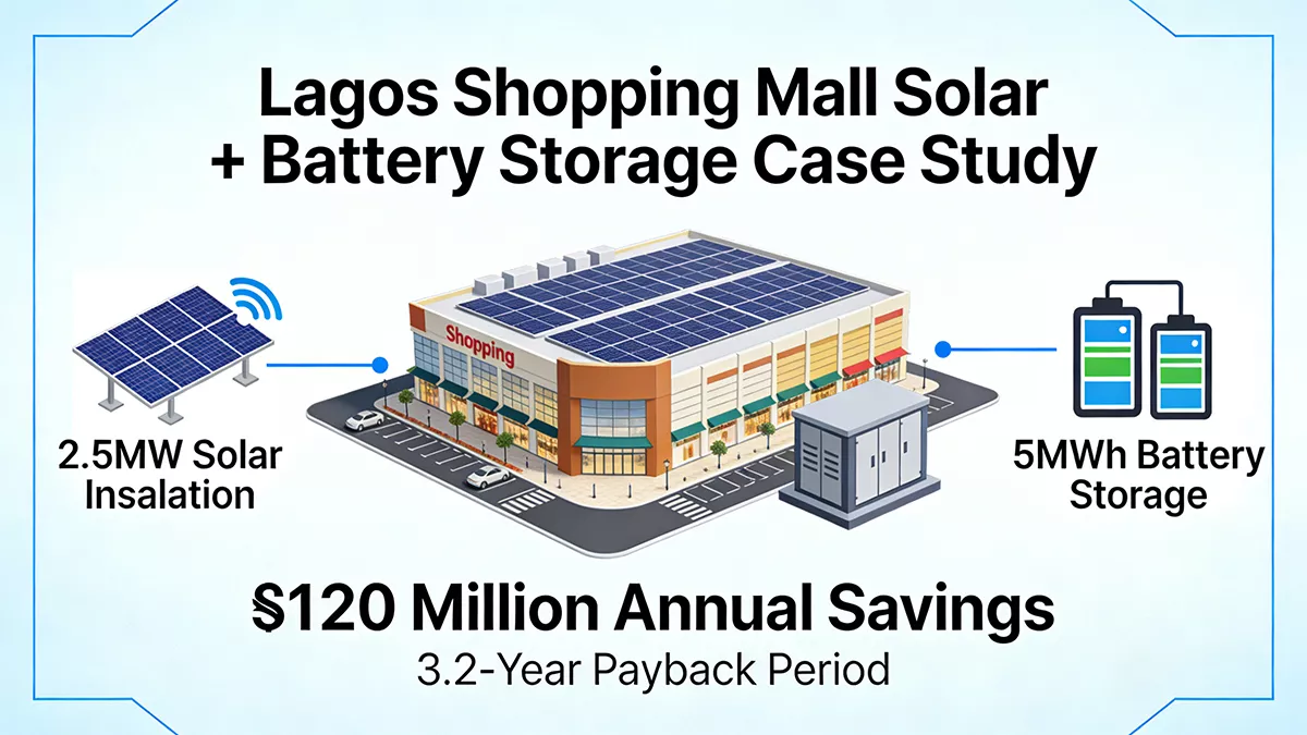 Lagos Shopping Mall Saves ₦120 Million Annually with 2.5MW